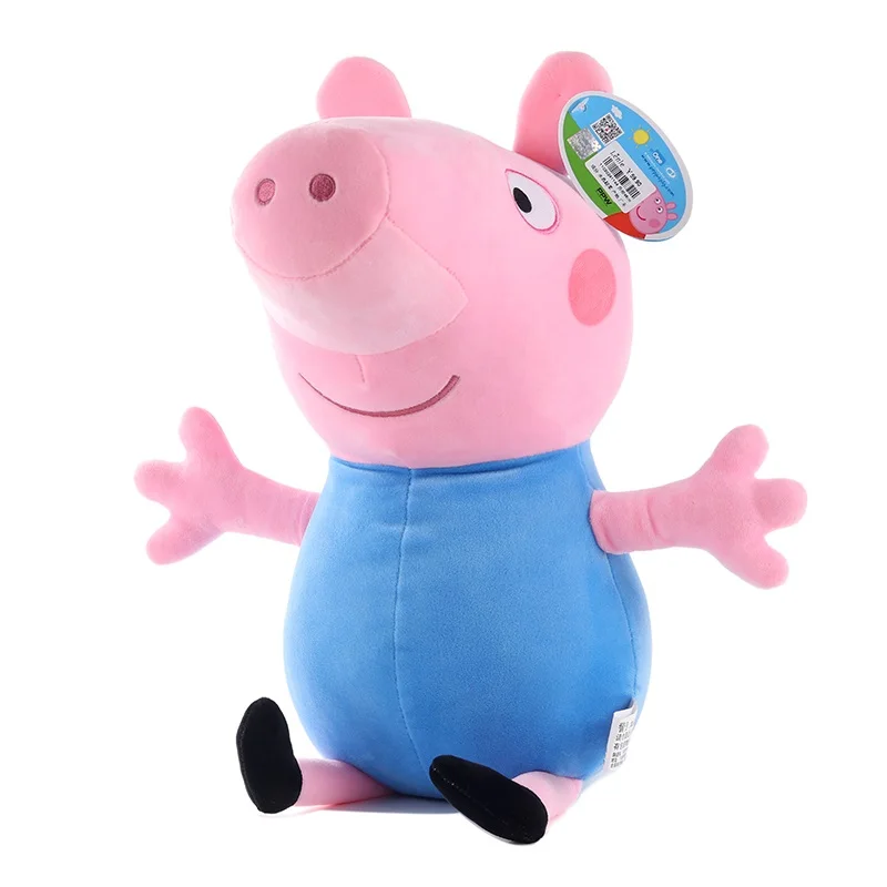 Peppa Pig маленький Джордж Пепе свинка семейная плюшевая игрушка 19 см заполненная
