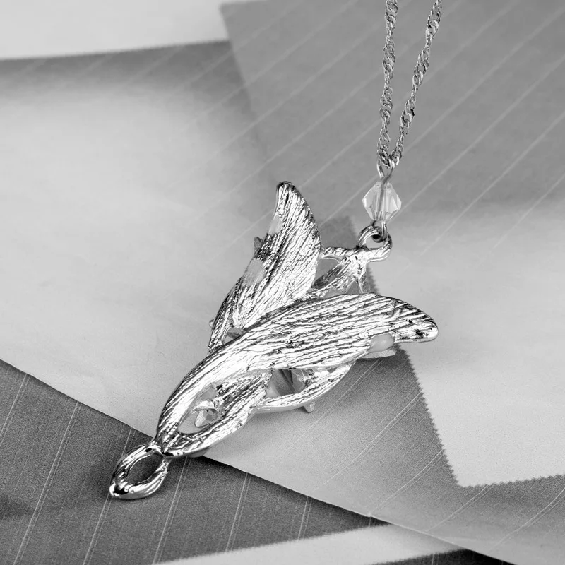 MQCHUN ожерелье принцессы эльфов модное Arwen Evenstar светящееся в темноте с подвеской