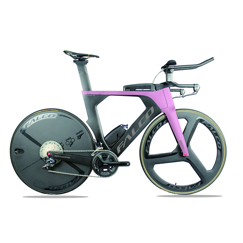 Бесплатная доставка falco желтая краска аэродинамический Триатлон велосипед