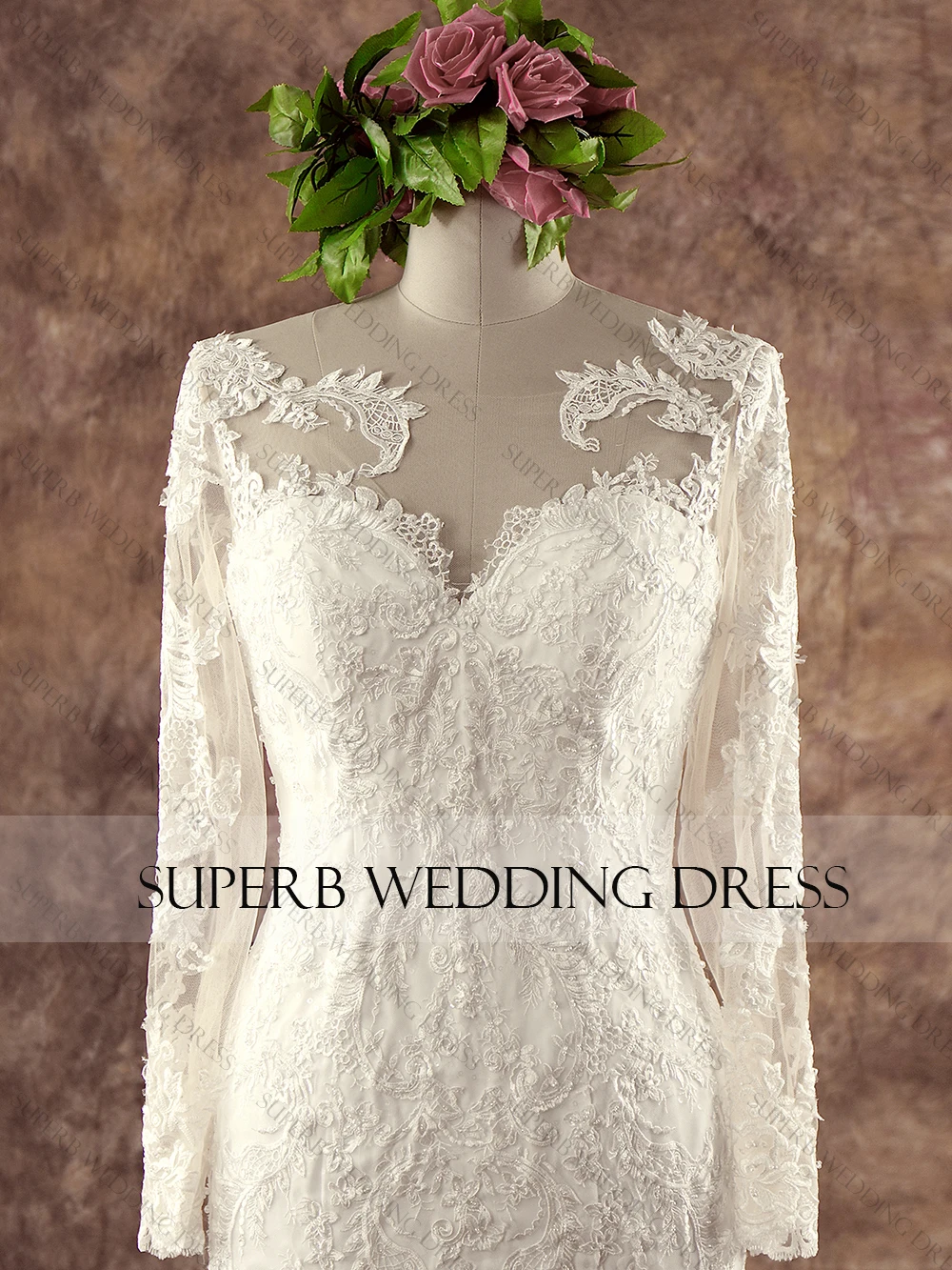 Уникальный новый стиль свадебное платье с длинными рукавами Свадебные платья