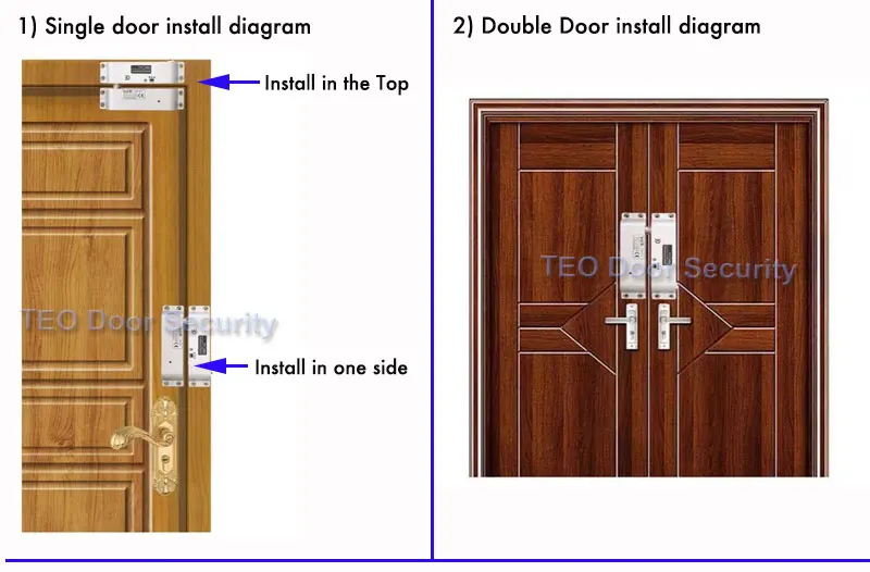 Новый дизайн Электрический Болтовой замок с поверхностным креплением