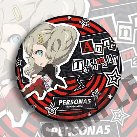 Бесплатная доставка Persona 5 Hero Joker Phantom вор Anne Takamaki Ryuji Sakamoto Morgana Akira Kurusu Okumura значок