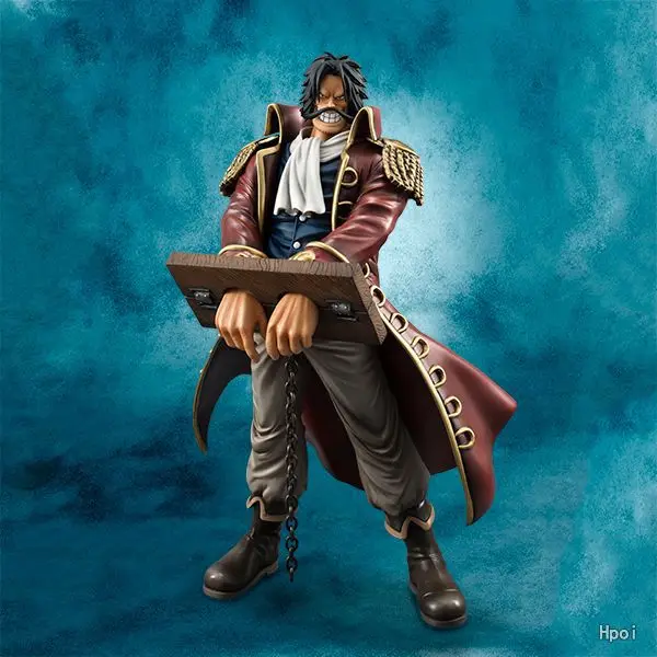 Одна деталь золото Roger гол D Roger Короля Пиратов MH POP DX Anime PVC Figure Ace отец, король бросков в корзину сверху Пираты Карибского моря коллекция игрушка в подарок модель