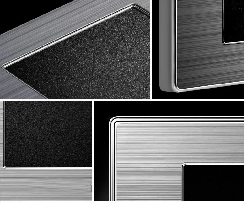 Стандарт США 3 банды 2 позиционный светильник переключатель со светодиодным