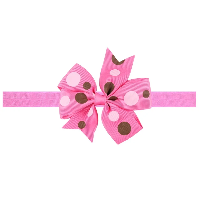Детские эластичные ленты для волос банты маленьких девочек аксессуары обруч с