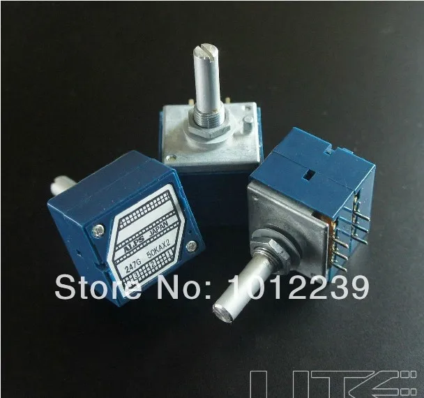 

Japanese original ALPS 27 round shaft type 50KA volume potentiometer