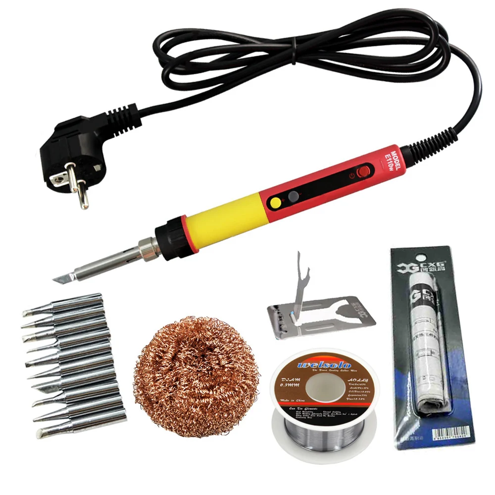 СВЕТОДИОДНЫЙ Цифровой Регулируемый Электрический Профессиональный паяльник CXG