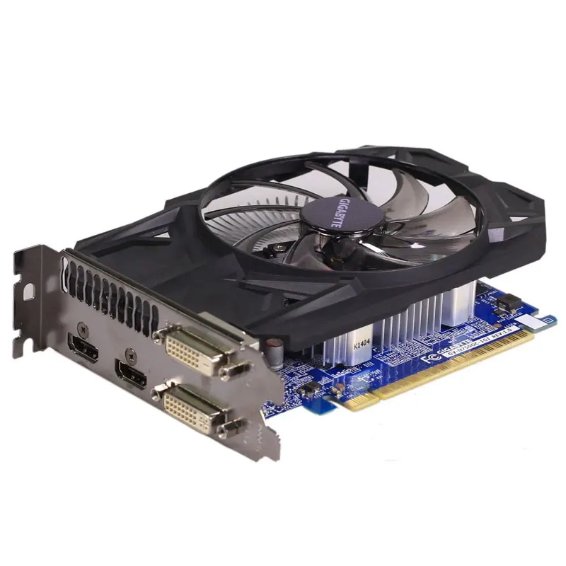 Видеокарты Gigabyte GV-N750OC-1GI 128 Bit GTX 750 1G GDDR5 видеокарта 2* DVI 2* HDMI для Nvidia Geforce GTX750