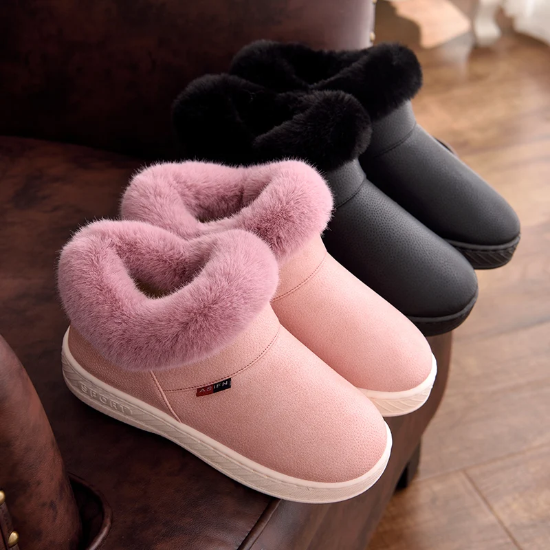 ASIFN/женские тапочки; плюшевые зимние мужские туфли; Zapatos De Mujer; нескользящая модная обувь для пары; женские шлепанцы для дома помещений; Вьетнамки; Modis