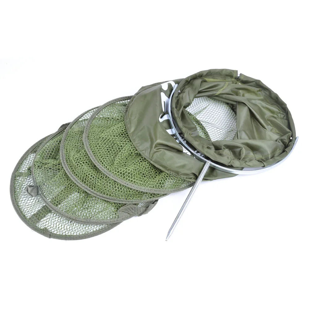 

Hot Sale 34CM * 1.8M Fish Net Cage Care Creel 5 Layers Collapsible Minnow Fishing Bait Trap Dip Net Cage Fishing Tackle Tools