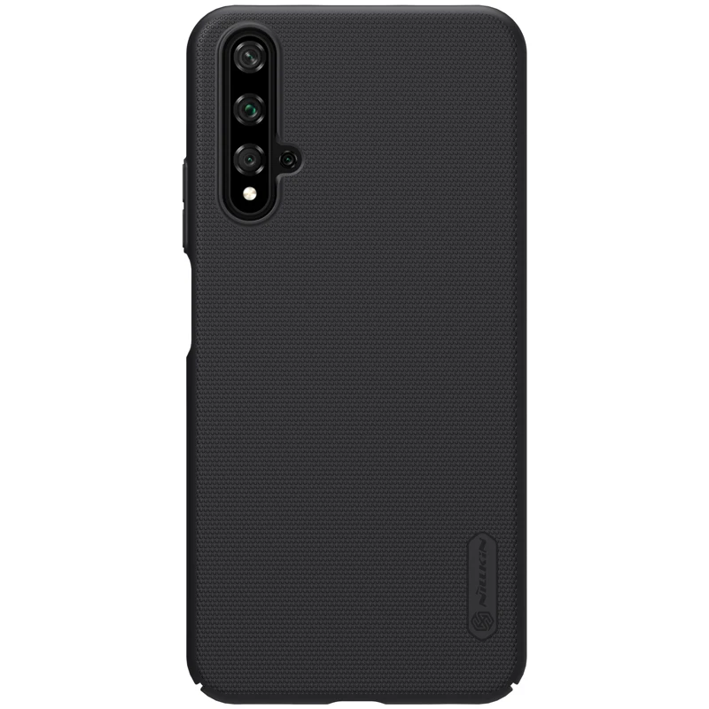 Black NILLKIN Shiled чехол для huawei honor 20 20 pro матовый Противоскользящий бампер чехол для honor 20 матовый жесткий чехол - Цвет: Black