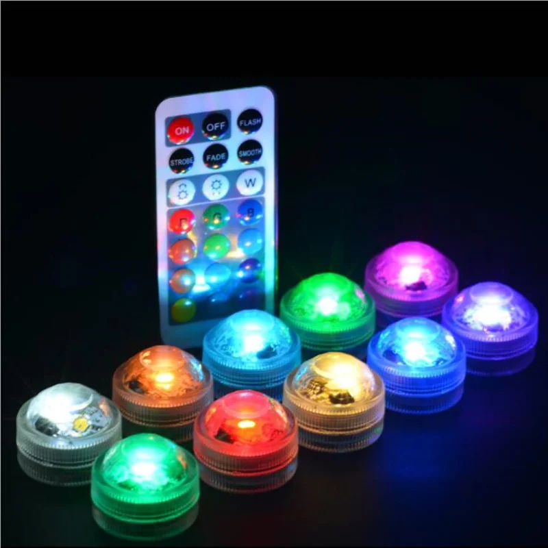 Светодиодсветильник RGB для кальяна лампа с дистанционным управлением 13 цветов 1