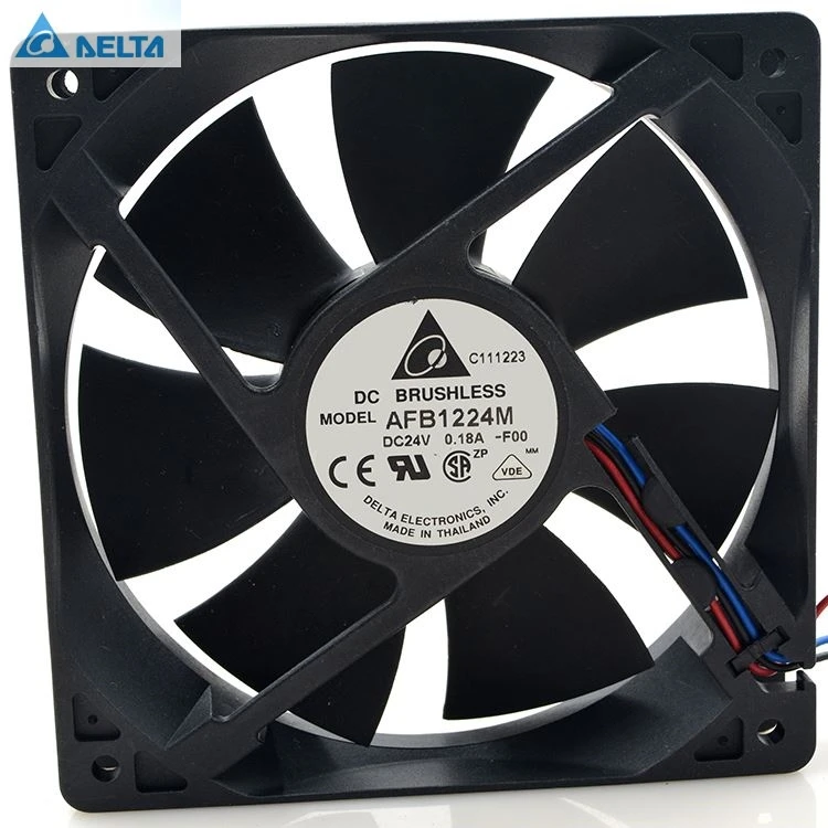 Для delta AFB1224M FOO 24V 0.18A 12025 12 см инвертор Вентилятор охлаждения сервера|cooling fan|server