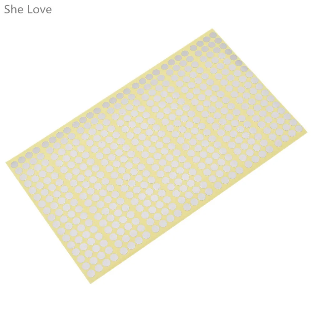 10 листов 6 мм цветные виниловые Круглые Пустые стикеры в горошек клейкие этикетки