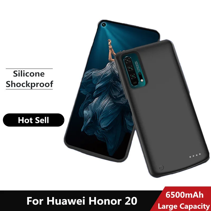 Чехол для зарядного устройства на 6500 мА · ч Huawei Honor 20 Por чехол аккумулятора