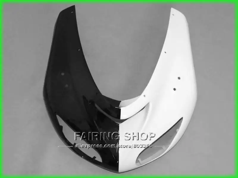 Половинчатые белые черные Обтекатели для Kawasaki Ninja ZX10r 2006 2007 06 07 100% подходят