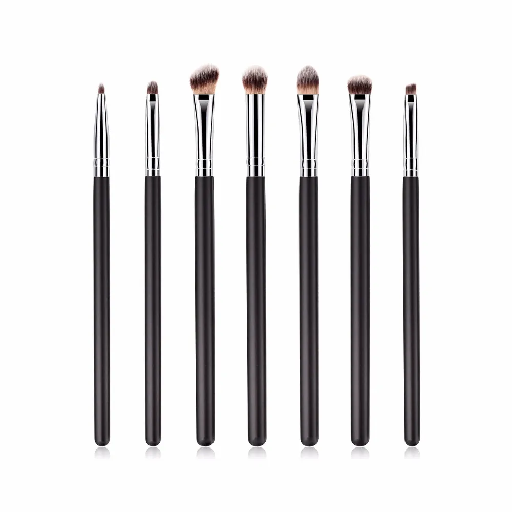 7pcs Makeup Brushes for Eyes Eyeshadow Eyebrow Lip Facial Cosmetic Brush Set Kwasten Blending Pencil Kit maquiagem | Красота и
