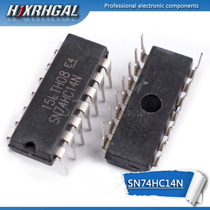 

100 шт. SN74HC14N DIP 14 SN74HC14 DIP 74HC14N 74HC14 7414