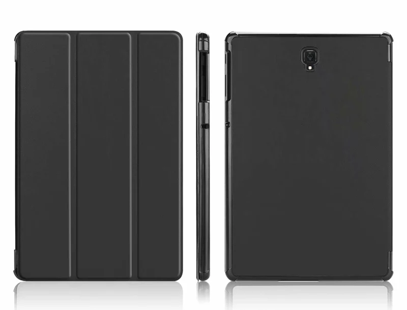 Смарт-чехол для Samsung Galaxy Tab S4 10 5 дюйма T830 T835 защитный чехол из кожи с 3 складками