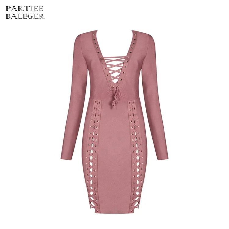 PB 2020 новое летнее шикарное сексуальное платье на шнуровке с перекрещивающимся