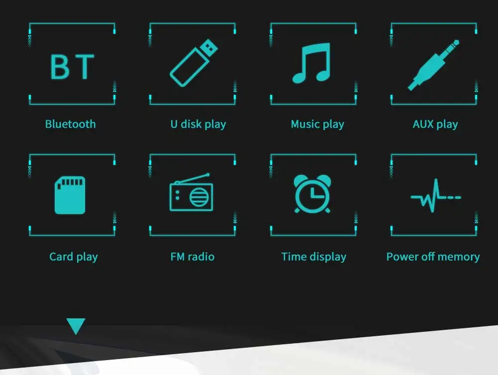12 В Bluetooth USB/SD/AUX mp3-плеер радио Автомобильный Электронный стерео аудио одиночный Din FM handsfree музыкальный автомобильный CD-плеер