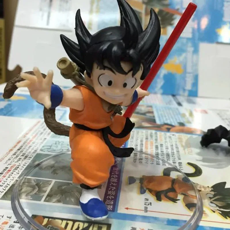 Стильная Супер Saiyan Young Son Gokou Goku мультяшная игрушка ПВХ фигурка Модель Кукла
