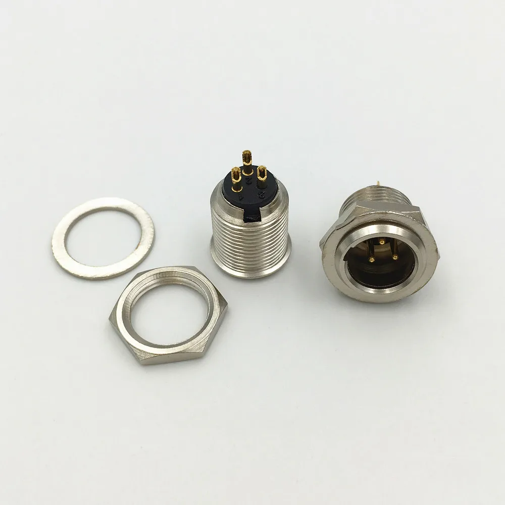 10 шт. штепсельная Вилка для микрофона Mini XLR 3 4 5 6 Pin|4 pin male|connector 3connectors xlr |