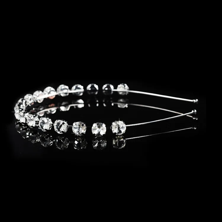 SLBRIDAL Стразы Хрустальная свадебная тиара головная повязка Свадебная Принцесса