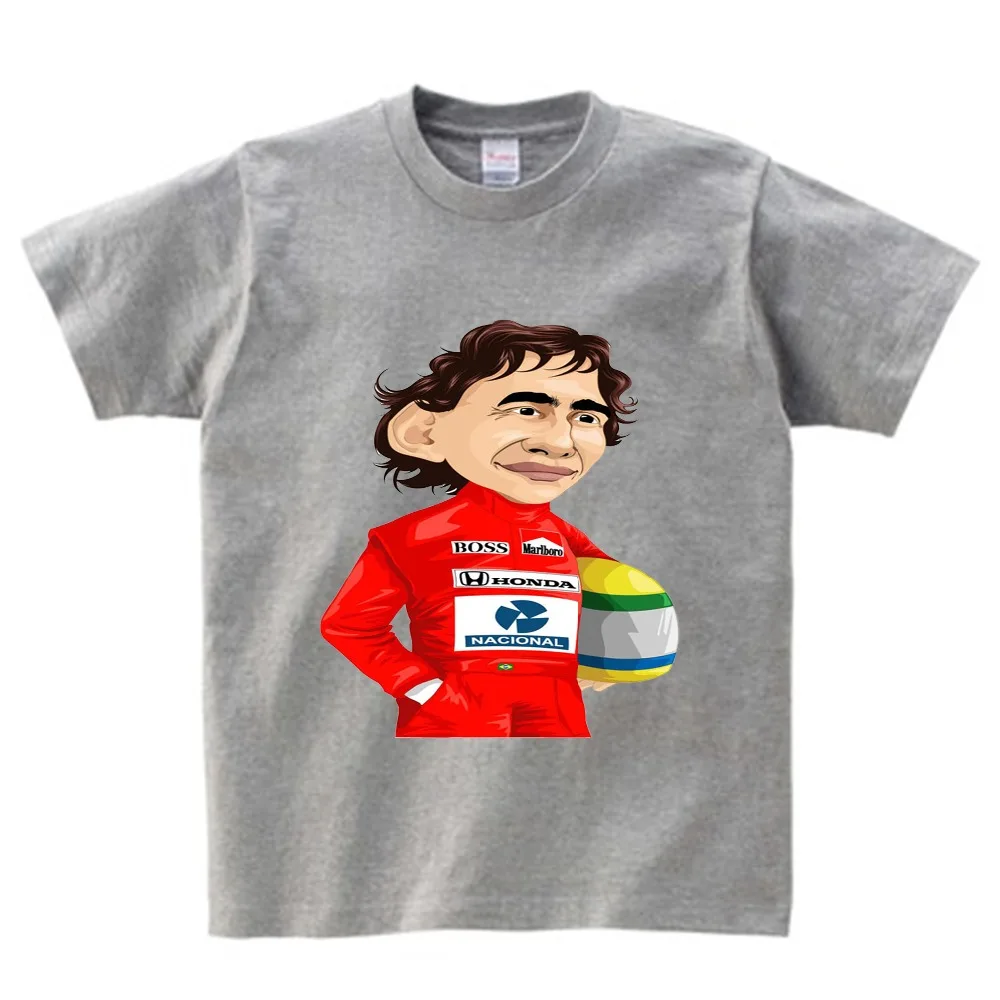 Детская брендовая новая футболка AYRTON SENNA детская повседневная хлопковая