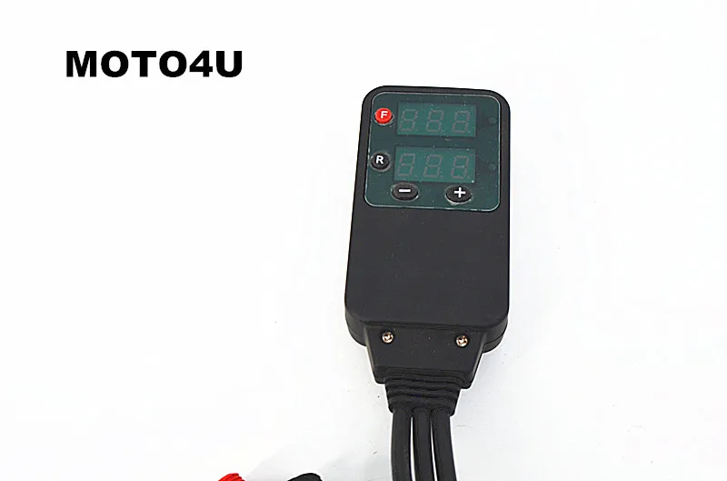 Цифровой контроль температуры мотоцикла 0-99 градусов набор подогревателей шин 120/200 17 передние и задние шины для гонок с цифровым