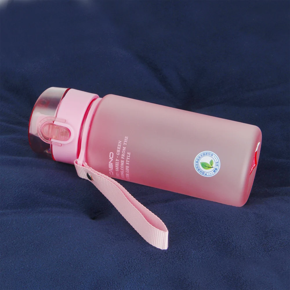 Спортивная бутылка для воды бега походная 350 400 мл тритановая пластиковая посуда