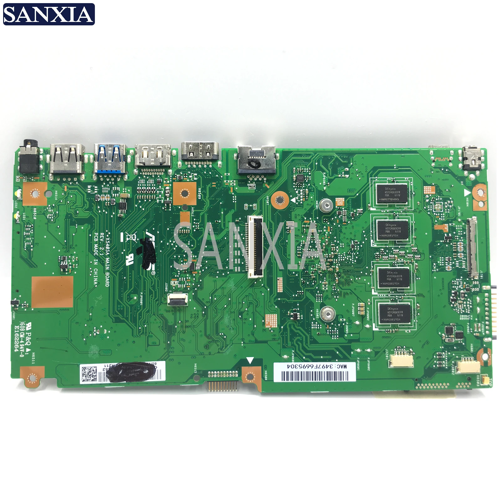 KEFU X540SA материнская плата для ноутбука ASUS VivoBook X540SA оригинальная материнская плата 4 ГБ-RAM N3700