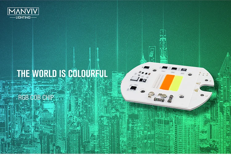 Светодиодный RGB COB Чип красочный светильник 30 Вт 220 230 В умный IC светодиодный светильник для DIY Точечный светильник красный зеленый синий чередование декоративная лампа
