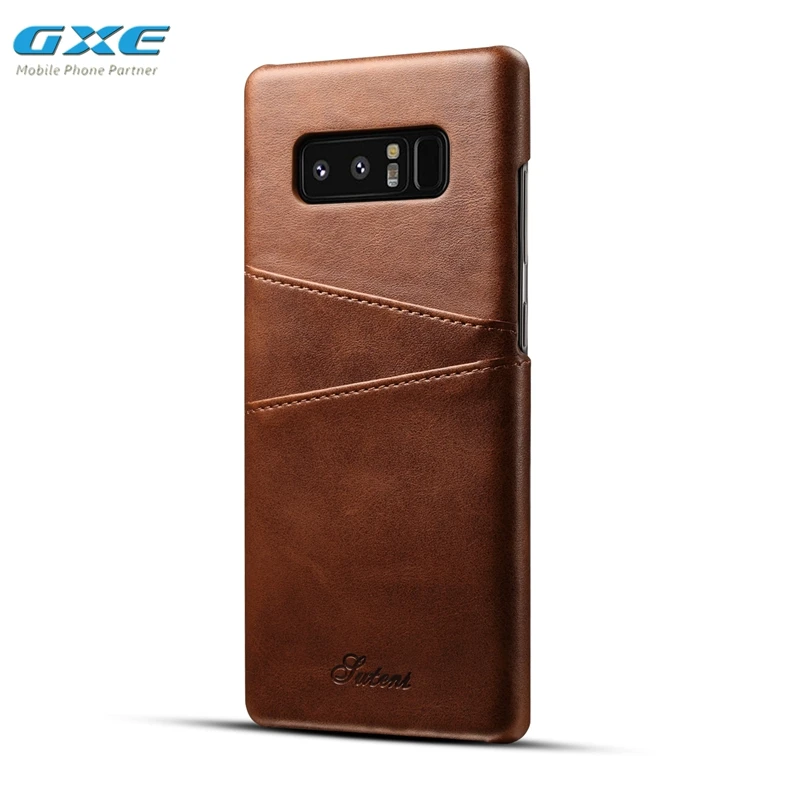 Роскошный чехол из натуральной кожи для samsung Galaxy Note 8 Note 9, Ретро стиль, защитный чехол на заднюю панель, чехол для S9 Plus S8 Note9