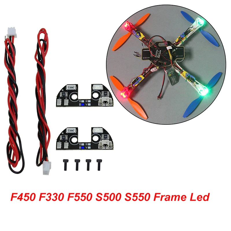 

5V LED Super Bright Colourful Night Navigation Lights High Power Light Support FPV Quadcopter F450 F330 F550 S500 S550 Frame