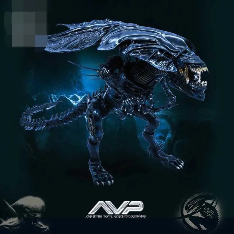 18 см ALIEN HYBRID METAL figuation #047 QUEEN ПВХ фигурка кукла Коллекционная модель игрушки |