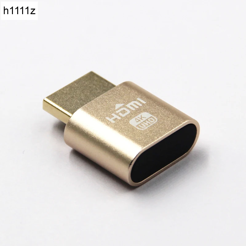 Адаптер Виртуального дисплея VGA HDMI DDC EDID пустышка Безголовый эмулятор