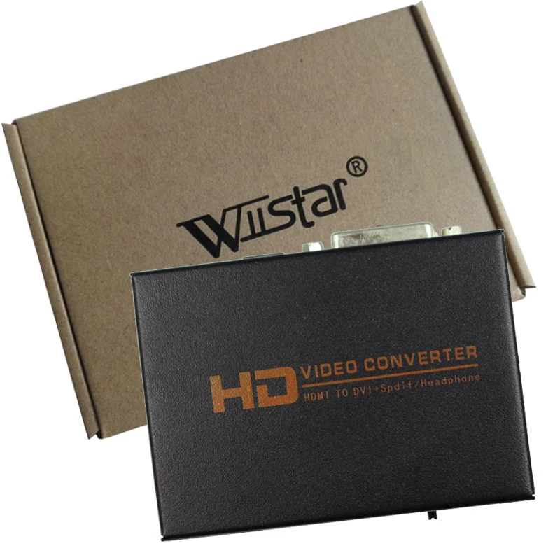 Адаптер HDMI в DVI + Spdif для аудио и видео адаптер с поддержкой выхода наушников PS3 DVD