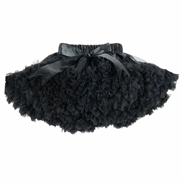 Buenos Ninos пушистые шифоновые юбки Pettiskirt для девочек 2-18 лет однотонные юбки-пачки для девочек танцевальная юбка новогодняя тюлевая юбка Petticoat