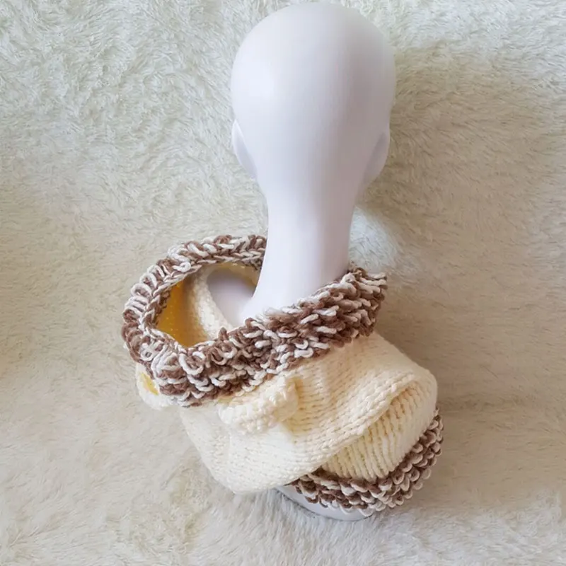 Maxmessy/зимняя детская шапка и шарф милые теплые хлопковые вязаные шапки с рисунком