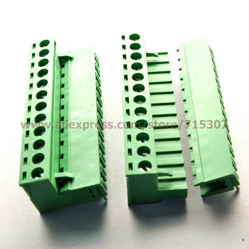 PHISCALE 5 комплектов 90 градусов правый угол PCB клеммные блоки 08 мм 12pin 300V 15A|block block|block