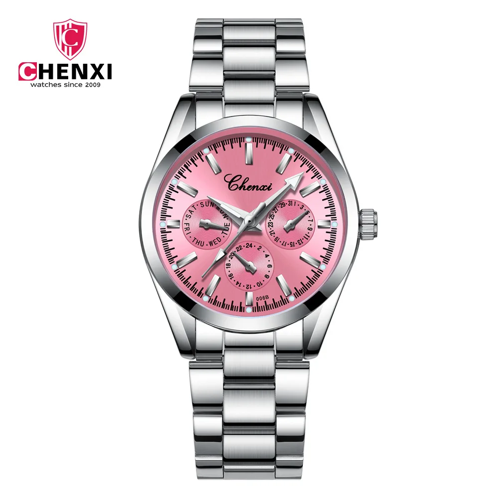 pink Новые наручные часы, женские часы, женская одежда, роскошные брендовые знаменитые кварцевые часы для женщин, женские наручные часы, Relogio Feminino - Цвет: pink
