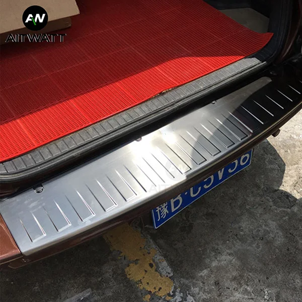 outer rear bumper Наружный и ВНУТРЕННИЙ Задний бампер из нержавеющей стали протектор подходит для Toyota RAV4 2009-2012 подоконник защита багажника Накладка автомобильные аксессуары - Цвет: outer rear bumper