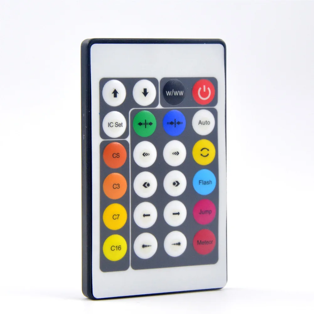 WS2811 WS2812B LED Symphony контроллер Инфракрасный Мини 24 ключа RGB 24key 5В 12В|24 key controller|24 keykey