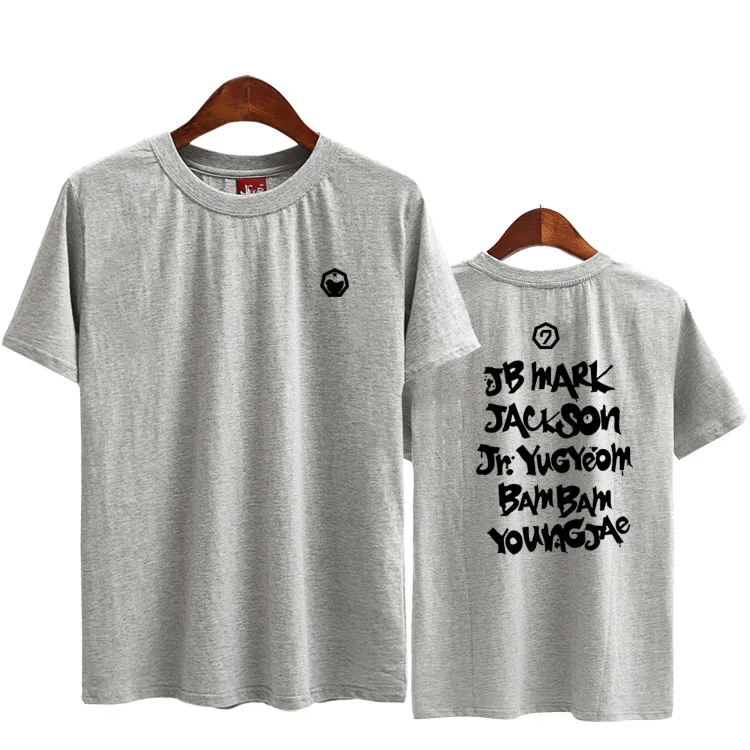 Футболка с принтом и коротким рукавом got7 футболка круглым вырезом для 3 х лет всех