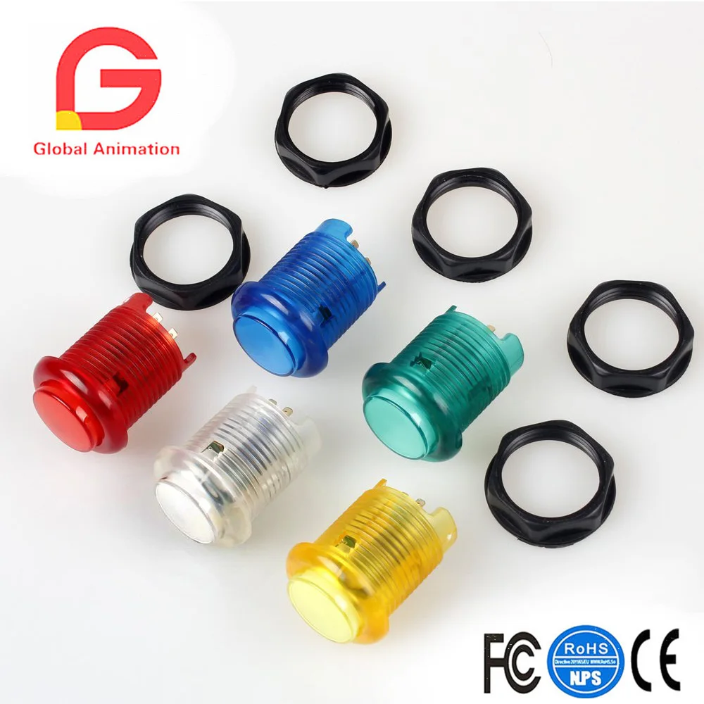 Комплект сделай сам для аркадных видеоигр USB кодировщик + красный светодиодный