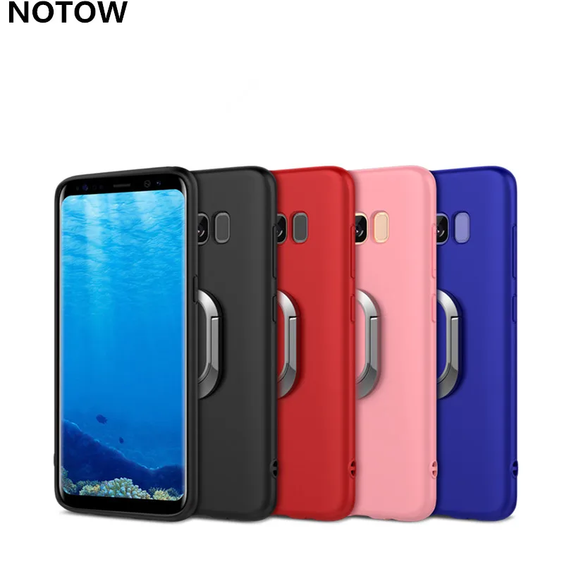 NOTOW 360 градусов вращающееся кольцо держатель подставка чехол матовый ТПУ