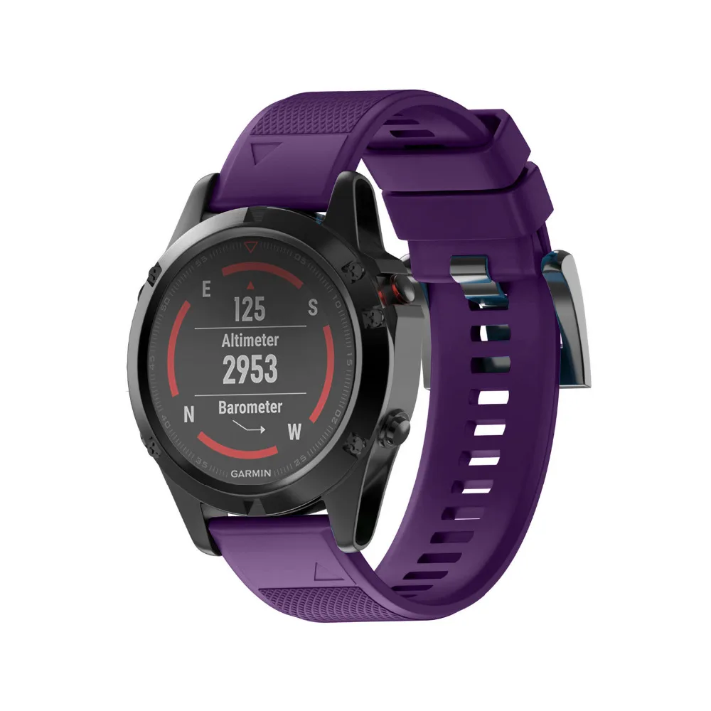 OSRUI силиконовый ремешок для часов Garmin Fenix 5 Группа gps часы замена группы Silicagel