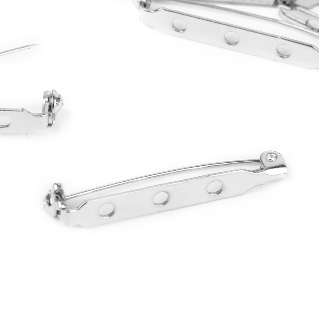 50X металлическая брошь на заднюю панель безопасности штырь 37 мм | Украшения и