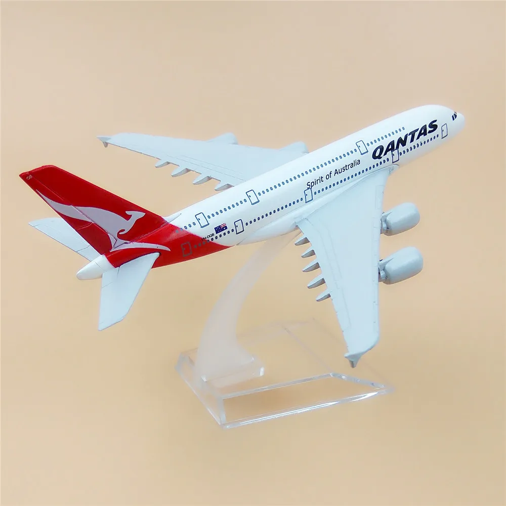 16 см металлический сплав самолет модель Air Австралийский qantas A380 Airways самолета Airbus 380 Airlines модель самолета W Стенд ремесла подарок